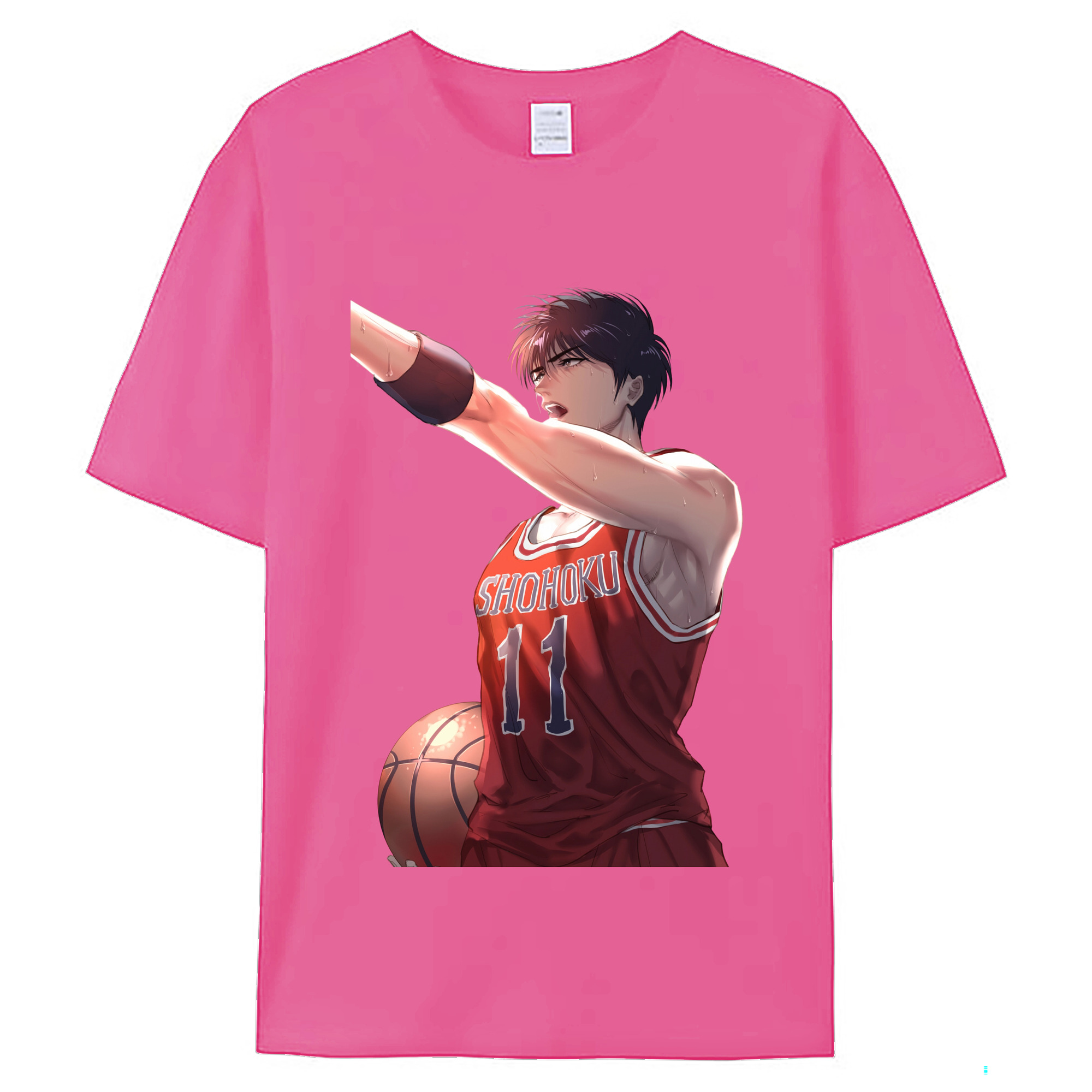 （画像用） SLAM DUNK／スラムダンク レディースカジュアルプリントTシャツ（綿100％）
